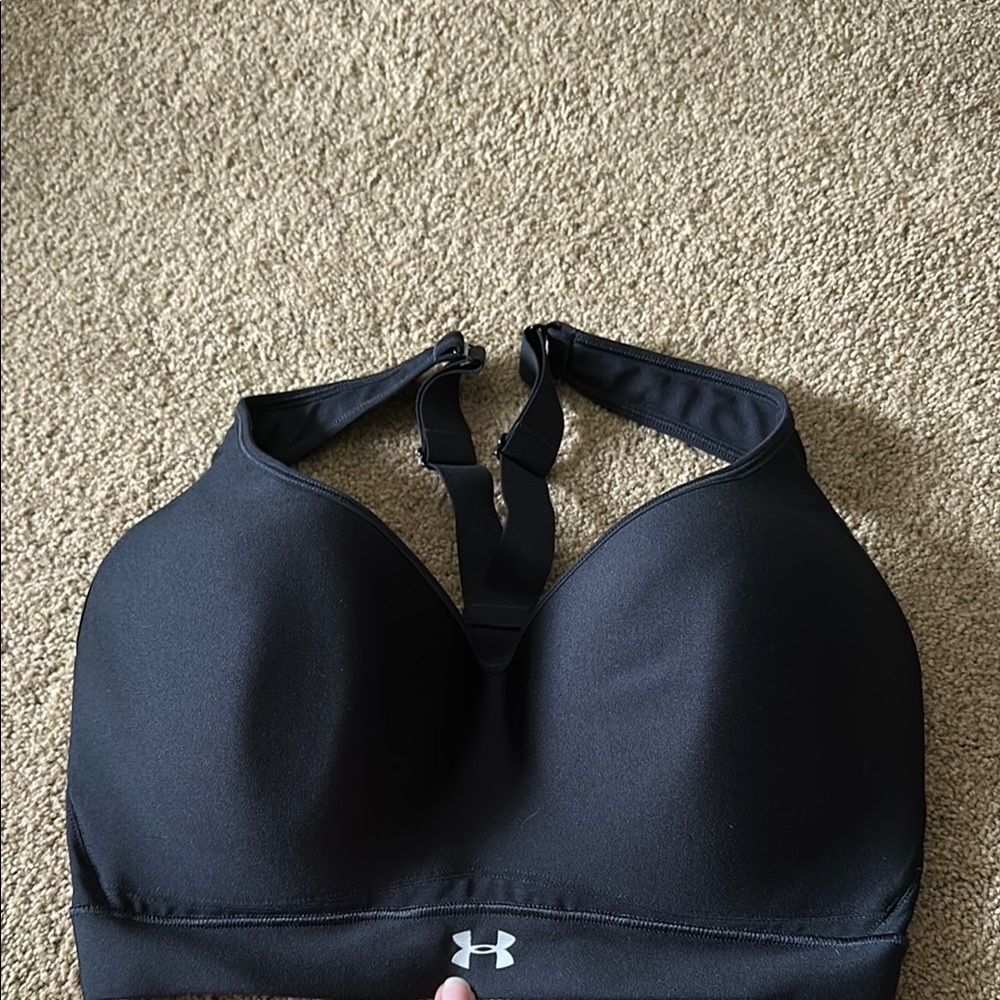 Under Armour Black Sports Bra with Molded Cups
